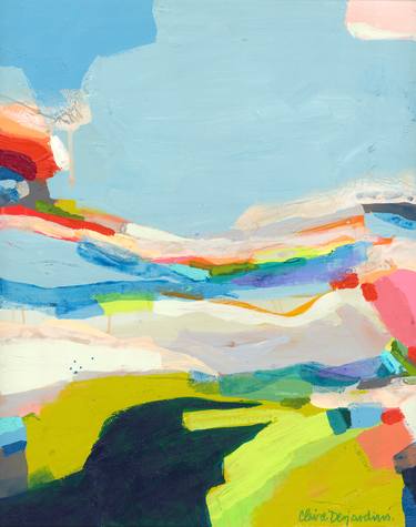 Original Abstract Expressionism Abstract Paintings by Claire Desjardins