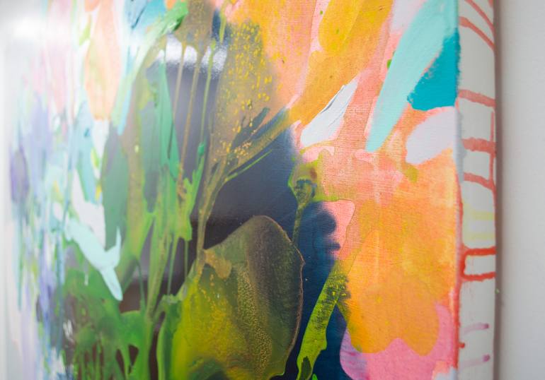 Original Abstract Expressionism Abstract Painting by Claire Desjardins