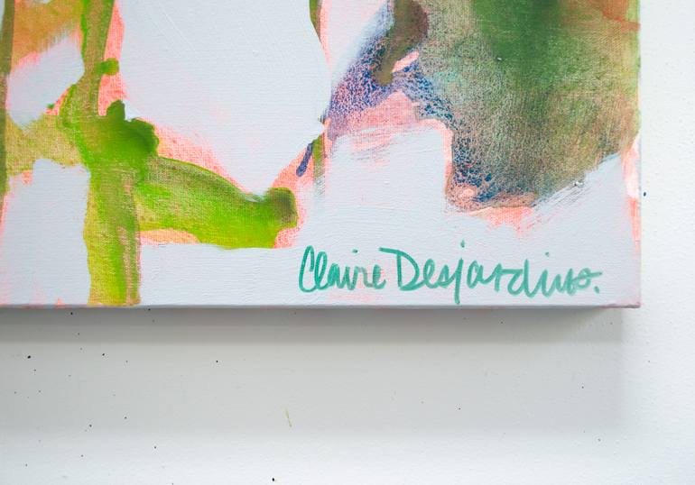 Original Abstract Expressionism Abstract Painting by Claire Desjardins