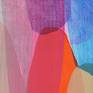 Abstract painting by Claire Desjardins - detail