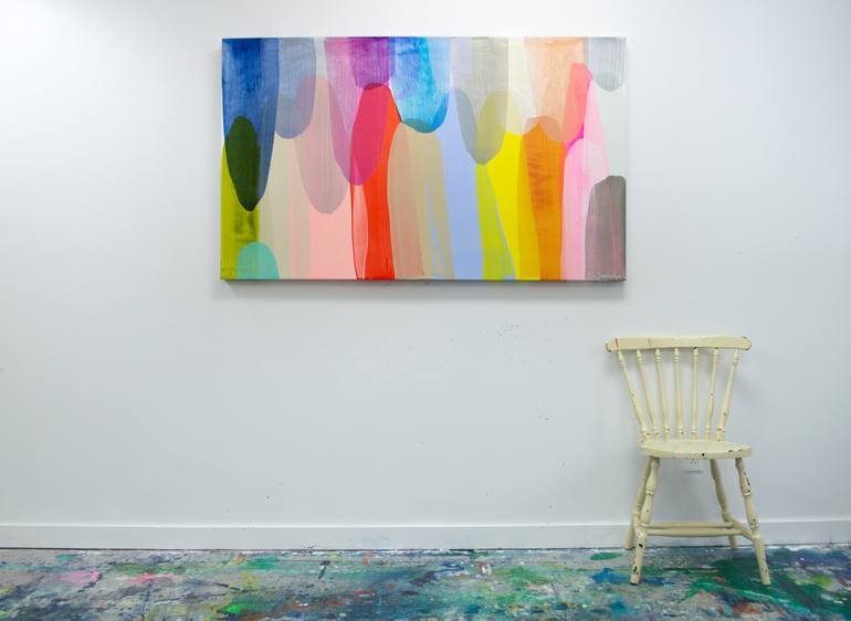 Original Abstract Expressionism Abstract Painting by Claire Desjardins