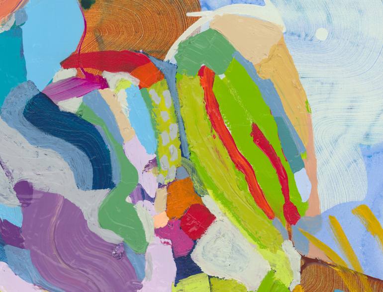 Original Abstract Expressionism Abstract Painting by Claire Desjardins