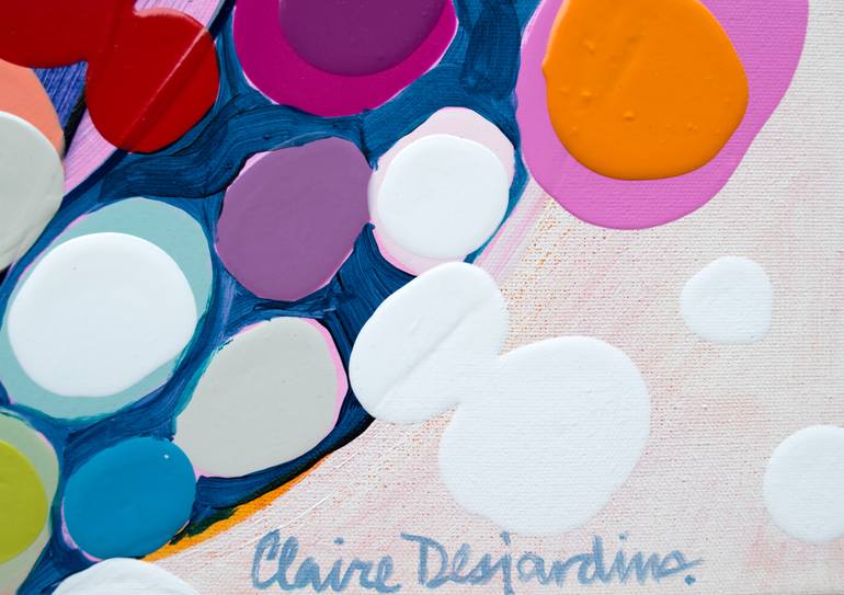 Original Abstract Expressionism Abstract Painting by Claire Desjardins