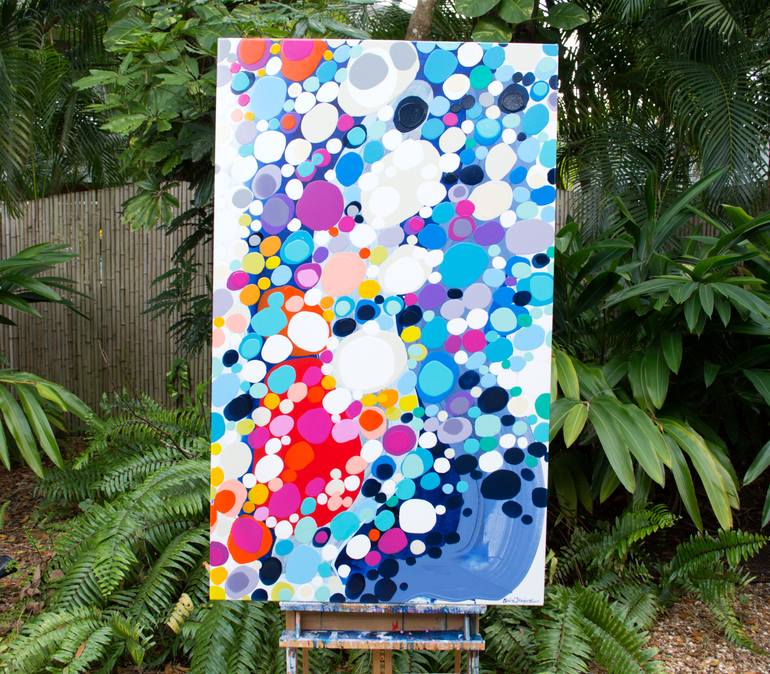 Original Abstract Expressionism Abstract Painting by Claire Desjardins