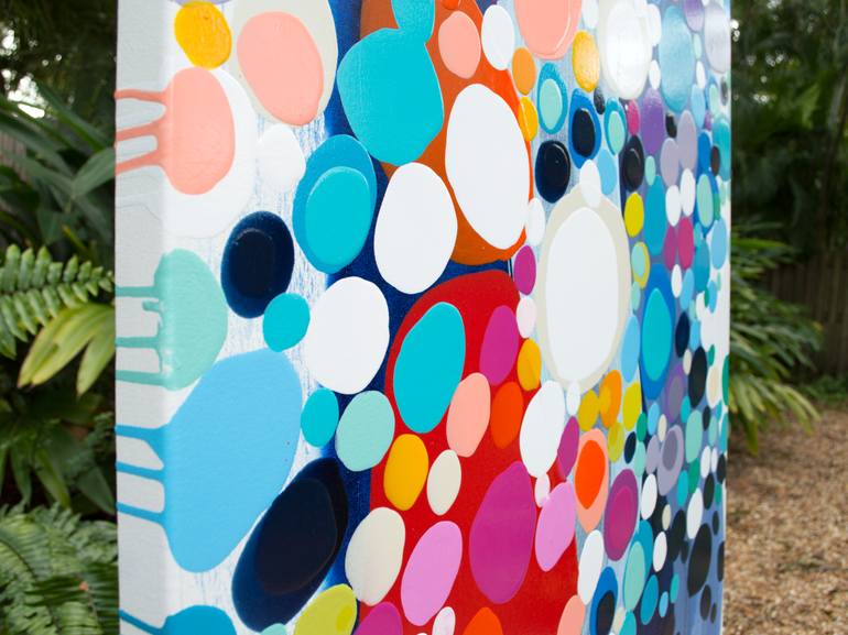 Original Abstract Expressionism Abstract Painting by Claire Desjardins