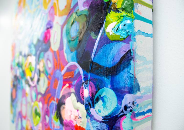 Original Abstract Expressionism Abstract Painting by Claire Desjardins