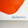 Abstract painting by Claire Desjardins - signature