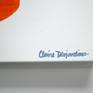 Abstract painting by Claire Desjardins - signature