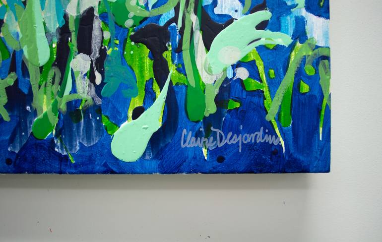 Original Abstract Expressionism Abstract Painting by Claire Desjardins