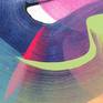 Abstract painting by Claire Desjardins - detail