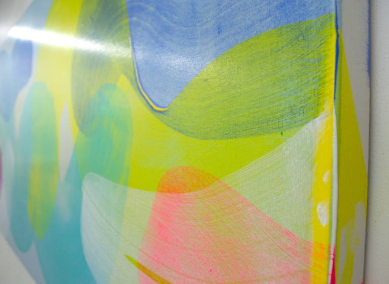 Original Abstract Expressionism Abstract Painting by Claire Desjardins