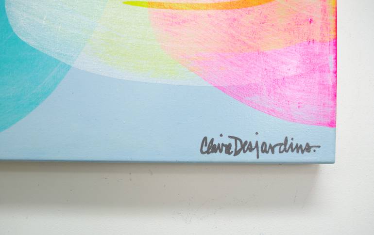 Original Abstract Expressionism Abstract Painting by Claire Desjardins