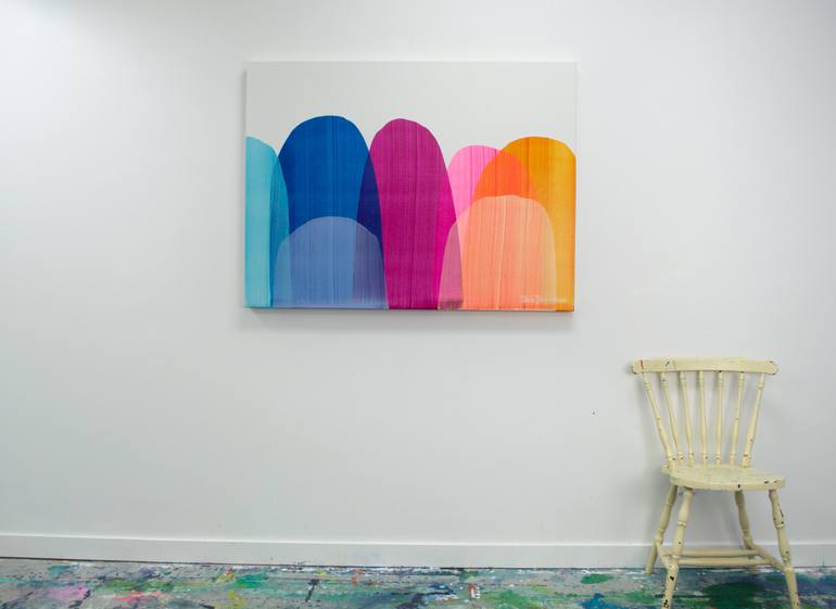 Original Abstract Expressionism Abstract Painting by Claire Desjardins