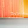 Abstract painting by Claire Desjardins - signature