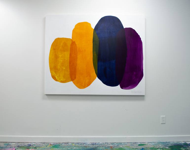 Original Abstract Expressionism Abstract Painting by Claire Desjardins