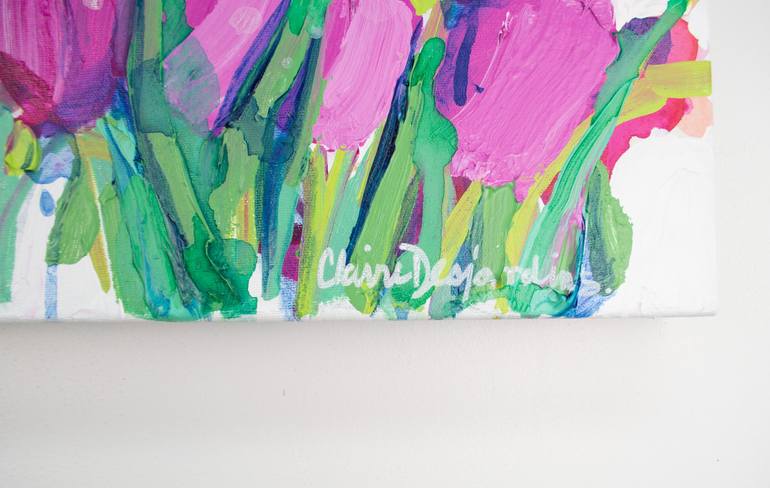 Original Abstract Painting by Claire Desjardins