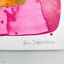 Abstract painting by Claire Desjardins - signature