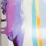 Abstract painting by Claire Desjardins - from the left
