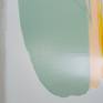 Abstract painting by Claire Desjardins - from the left
