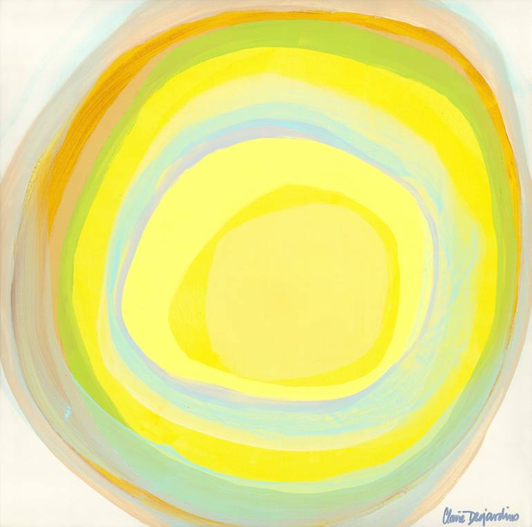 All of the Colors: Yellow Painting by Claire Desjardins | Saatchi Art