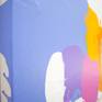 Abstract painting by Claire Desjardins - from the left