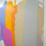 Abstract painting by Claire Desjardins - from the right
