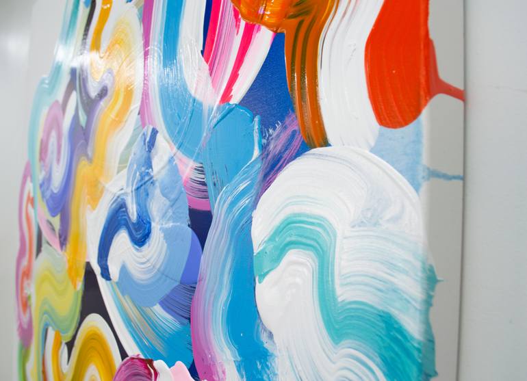 Original Abstract Expressionism Abstract Painting by Claire Desjardins