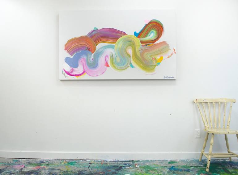 Original Abstract Painting by Claire Desjardins