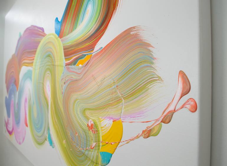 Original Abstract Expressionism Abstract Painting by Claire Desjardins