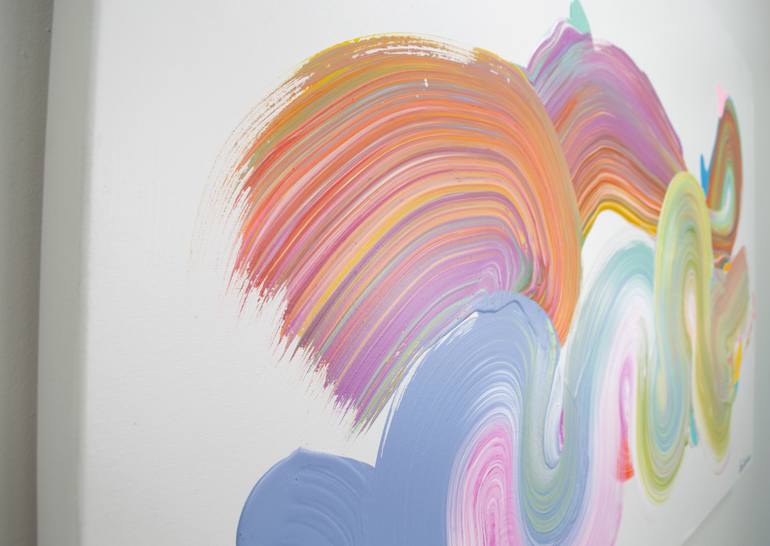 Original Abstract Expressionism Abstract Painting by Claire Desjardins