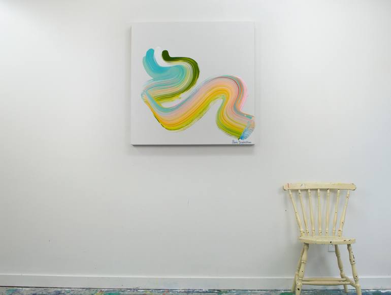 Original Abstract Expressionism Abstract Painting by Claire Desjardins