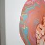 Abstract painting by Claire Desjardins - from the left