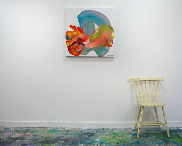 Original Abstract Expressionism Abstract Painting by Claire Desjardins