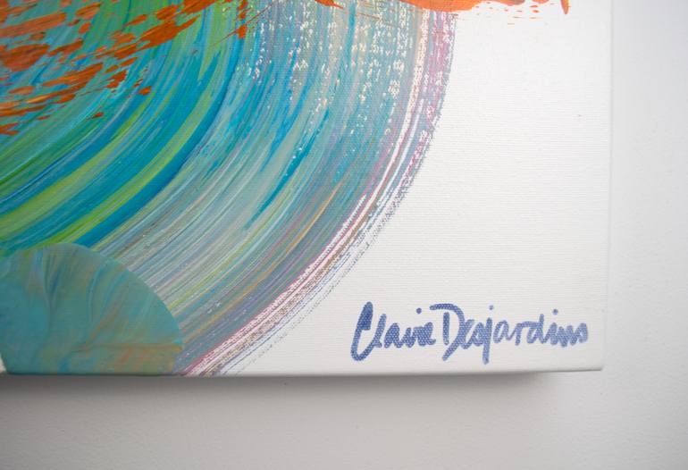 Original Abstract Expressionism Abstract Painting by Claire Desjardins