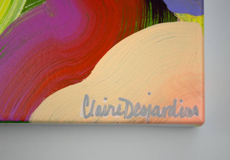 Original Abstract Expressionism Abstract Painting by Claire Desjardins
