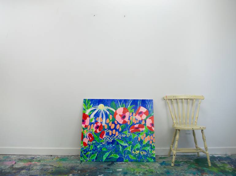 Original Abstract Expressionism Abstract Painting by Claire Desjardins