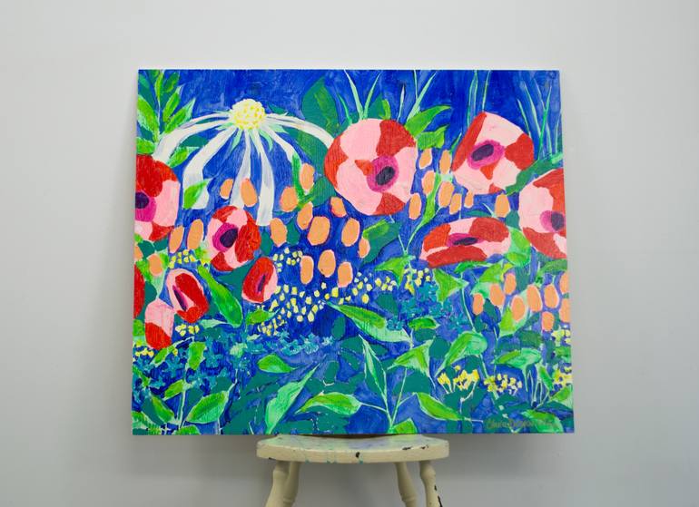 Original Abstract Expressionism Abstract Painting by Claire Desjardins