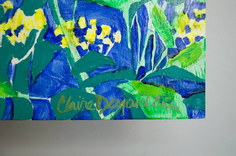 Original Abstract Expressionism Abstract Painting by Claire Desjardins