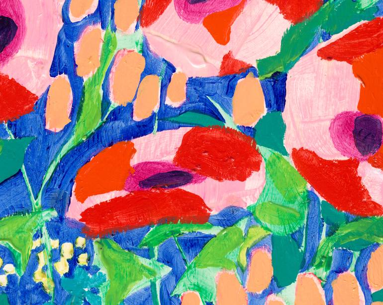 Original Abstract Expressionism Abstract Painting by Claire Desjardins