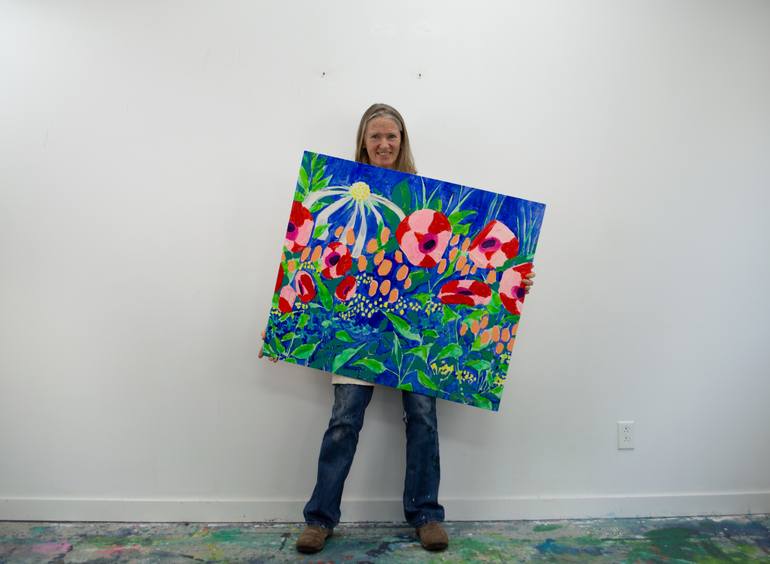 Original Abstract Expressionism Abstract Painting by Claire Desjardins