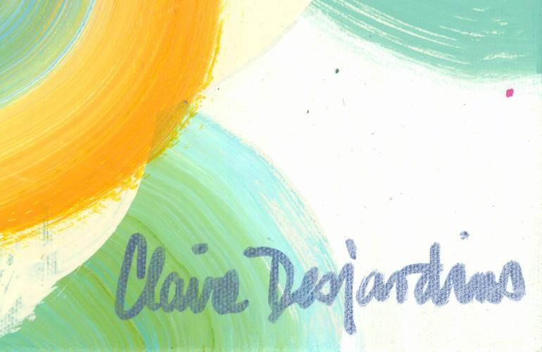 Original Abstract Painting by Claire Desjardins