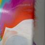 Abstract painting by Claire Desjardins - from the right