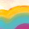 Abstract painting by Claire Desjardins - detail