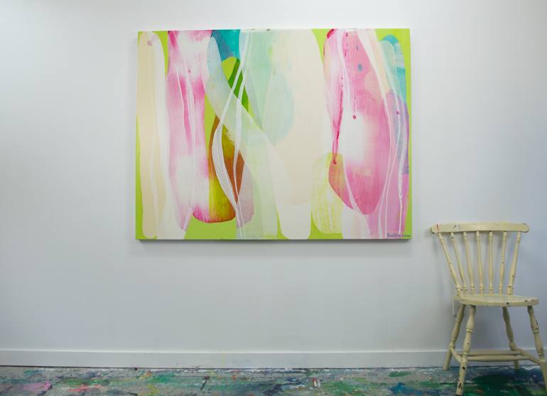 Original Abstract Expressionism Abstract Painting by Claire Desjardins