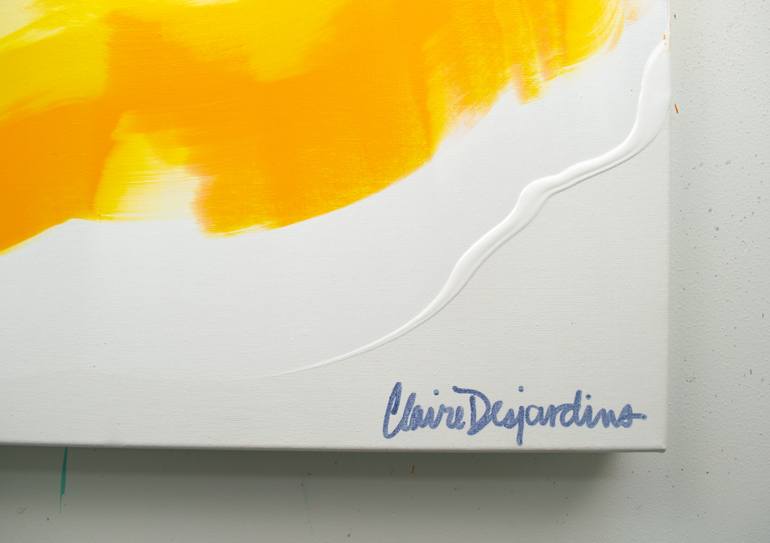 Original Abstract Expressionism Abstract Painting by Claire Desjardins