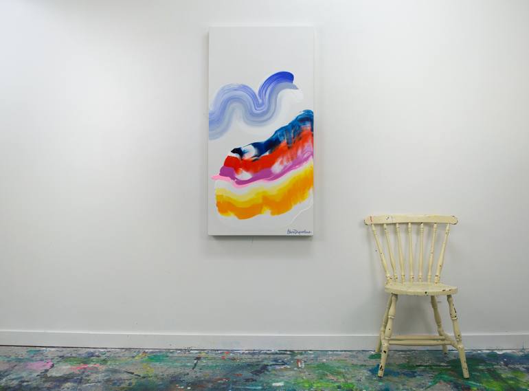 Original Abstract Expressionism Abstract Painting by Claire Desjardins