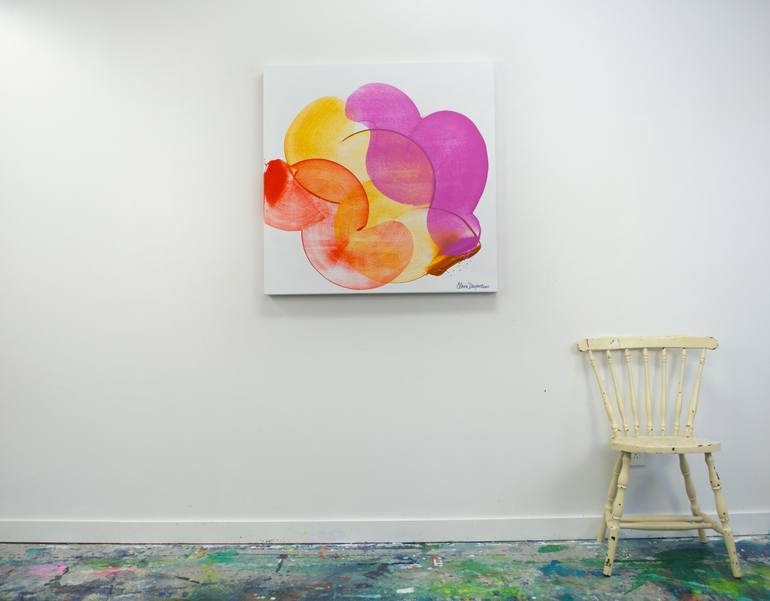Original Abstract Expressionism Abstract Painting by Claire Desjardins