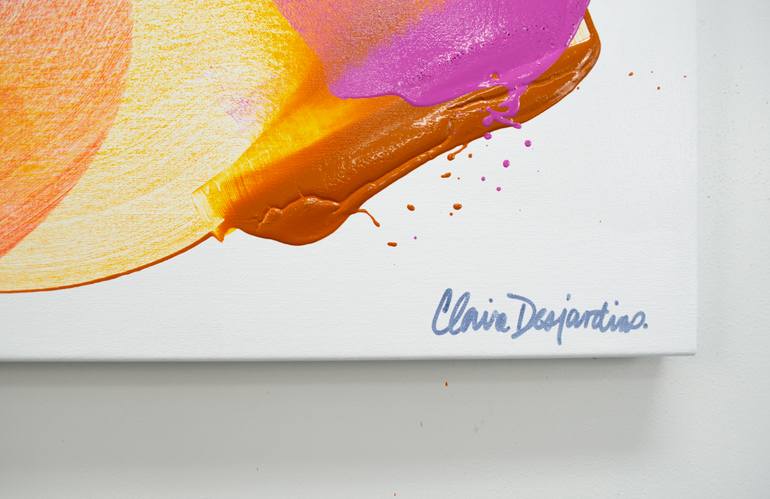 Original Abstract Expressionism Abstract Painting by Claire Desjardins