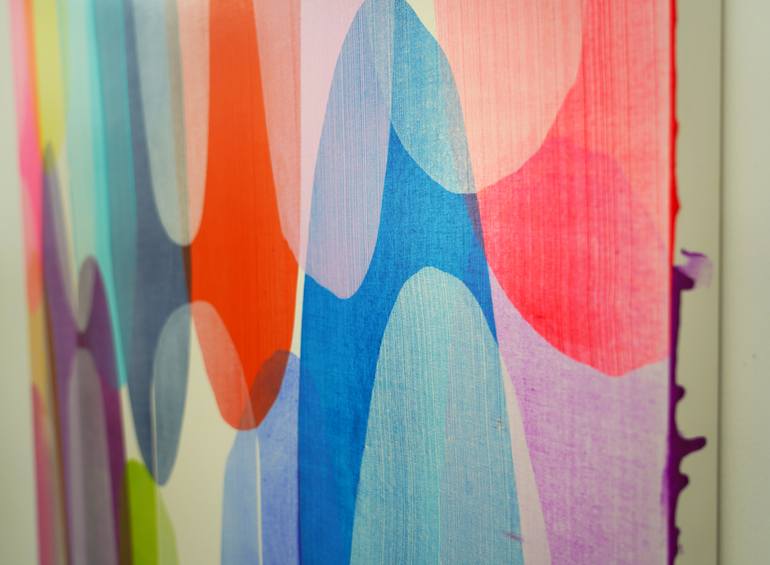 Original Abstract Expressionism Abstract Painting by Claire Desjardins