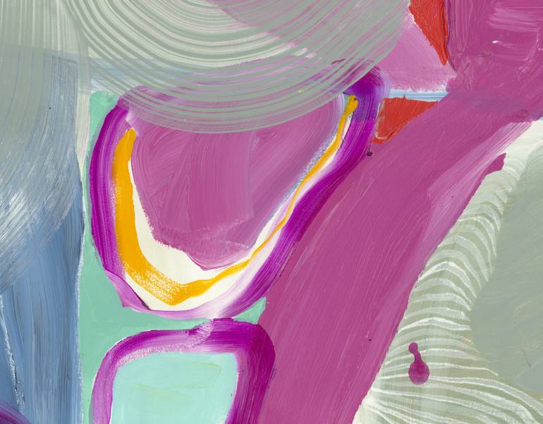 Original Abstract Expressionism Abstract Painting by Claire Desjardins
